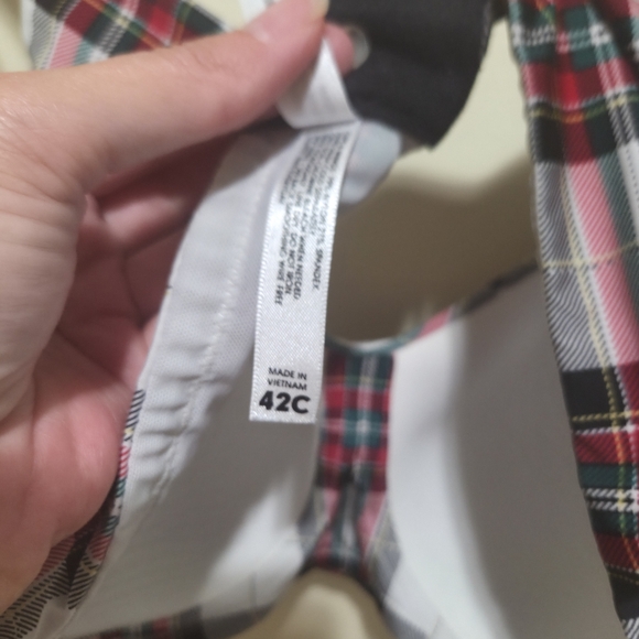 Torrid 42C Everyday Wire Free Lightly Lined 360 Back Smoothing Plaid Bra - Picture 12 of 15